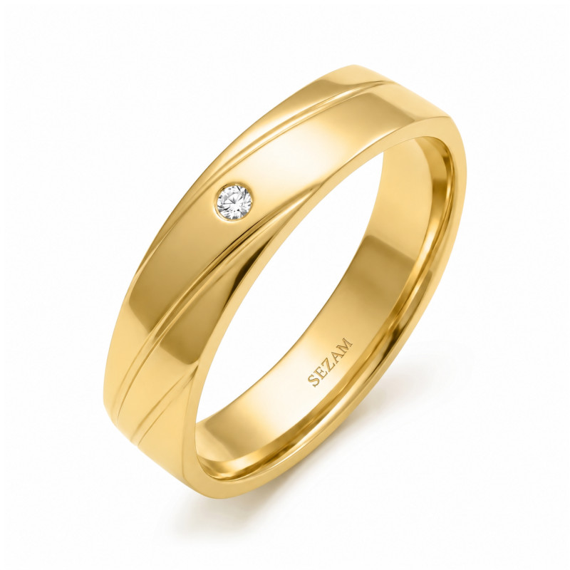 Objevte elegantní snubní prsteny ze zlata 585 s diamanty v Jubiler Sezam. Luxusní, ručně vyráběné šperky. Přizpůsobení a gravíro