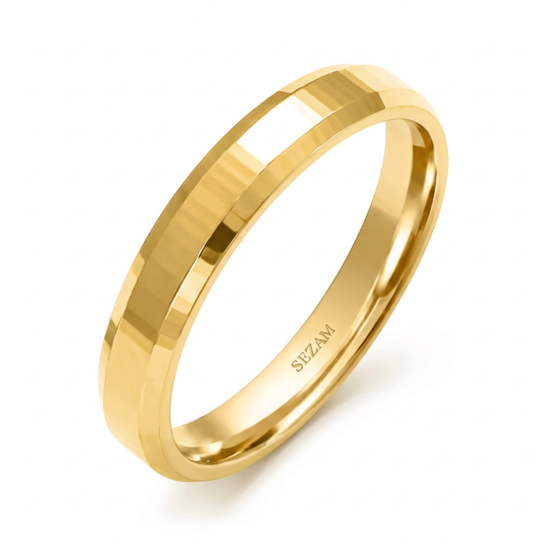 Zlatý snubní prsten 585 3mm | iSezam.cz