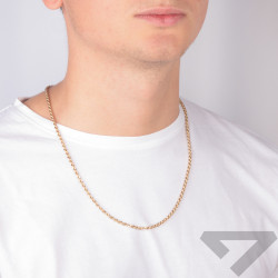 Zlatý řetízek korda 585 pro muže | iSezam.cz