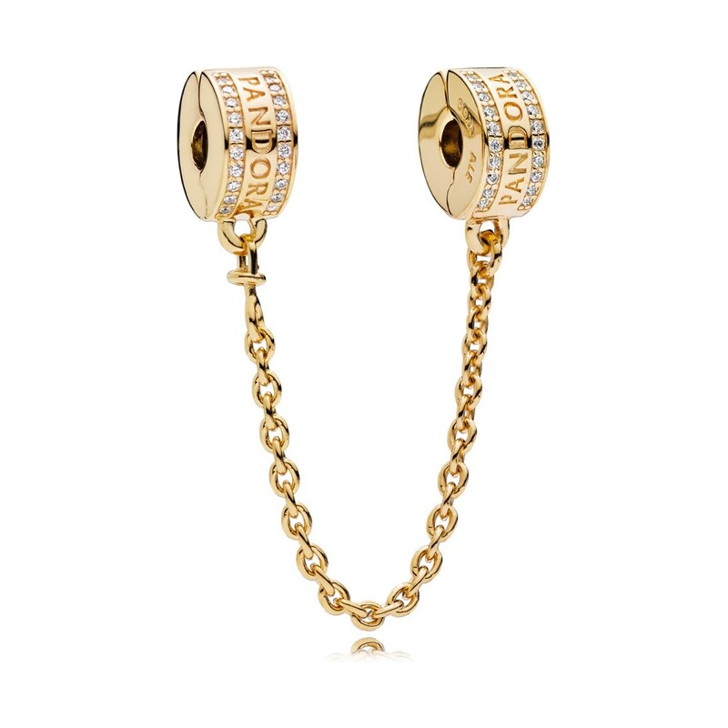 Element PANDORA SHINE łańcuch zabezpiecz PE 767027CZ próba 925 Pandora - 1