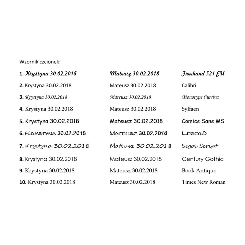 Grawer - inicjały 5 znaków  - 1
