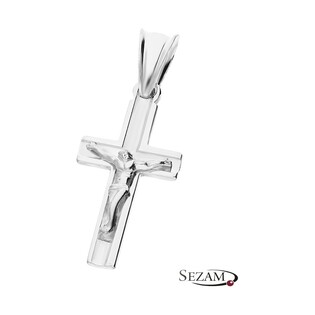 Stříbrný křížek s Madonou | iSezam.cz