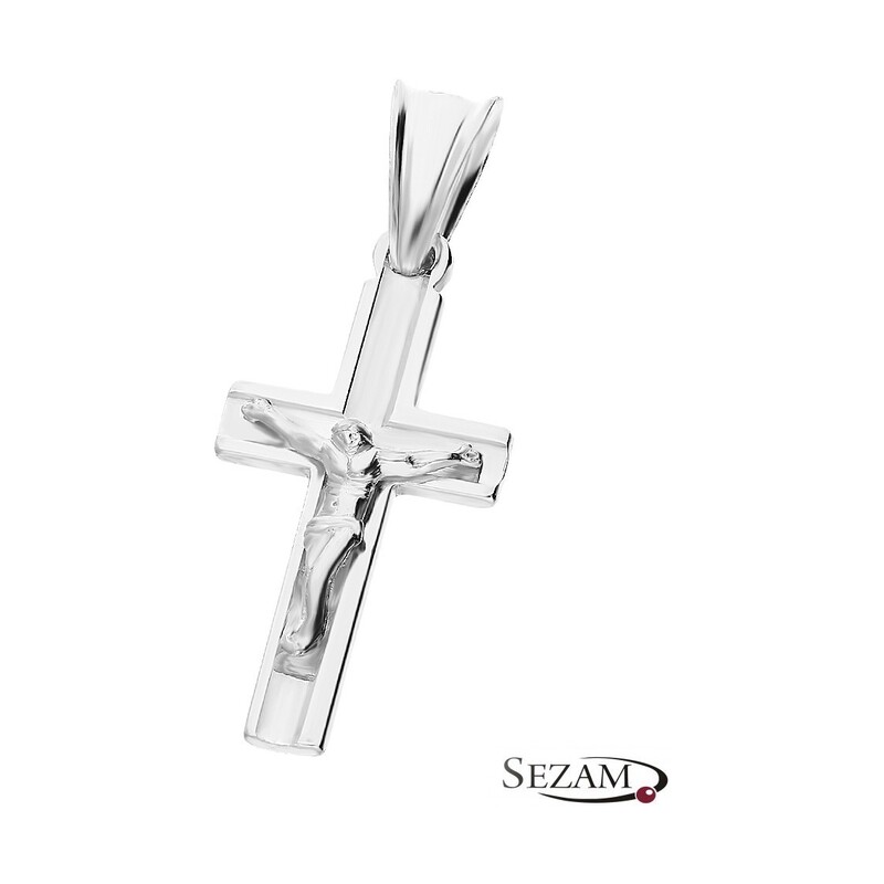 Stříbrný křížek s Madonou | iSezam.cz