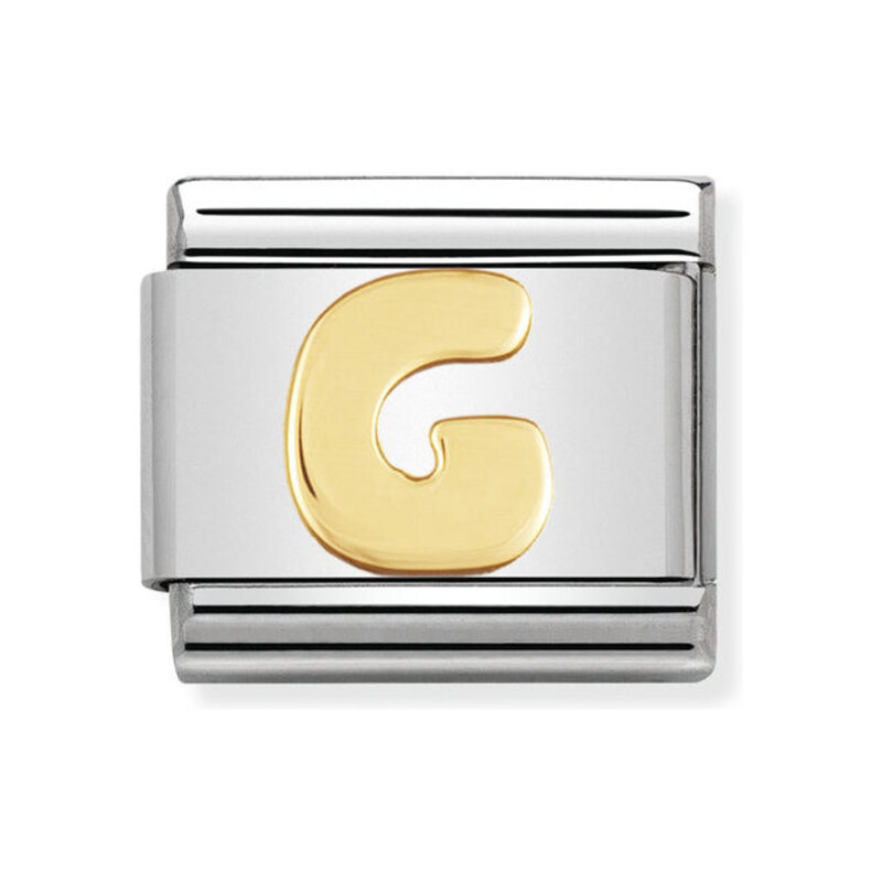 Element Nomination Literka G złoto 18K - JubilerSezam.pl