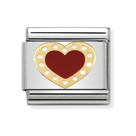 Element Nomination Serce 18K - JubilerSezam.pl