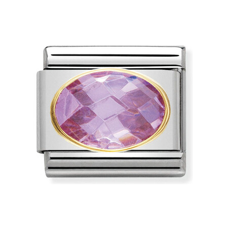 Element Nomination 18K Owal Faseta - JubilerSezam.pl