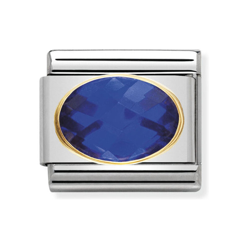 Element Nomination 18K Owal Faseta - JubilerSezam.pl