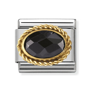 Element Nomination 18K Owal Faseta - JubilerSezam.pl
