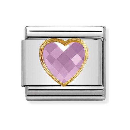 Element Nomination Serce 18K - JubilerSezam.pl