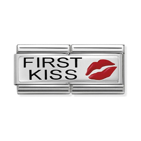 Element Link NOMINATION Composable AG DOUBLE First Kiss NP 330721 03 AB
