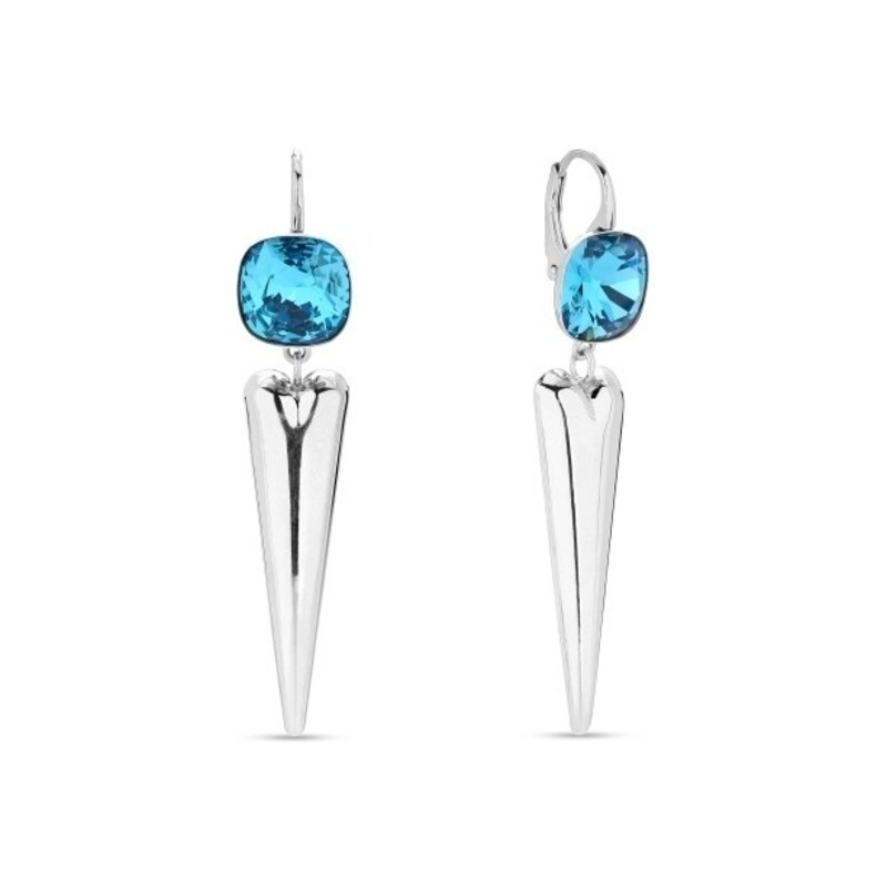 Stříbrné náušnice Spark Arrow s krystaly Swarovski® crystals ryzosti 925. Dlouhé, efektní náušnice ideální jako dárek. Zkontrolu