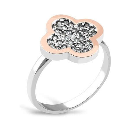 Złoty Pierścionek Koniczyna pr. 375 - JubilerSezam.pl