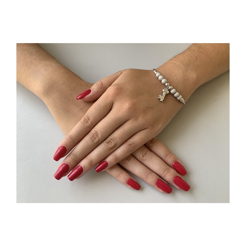 Bangle náramek kuličky pískované s přívěskem č. NI0235-BR ryzost 925