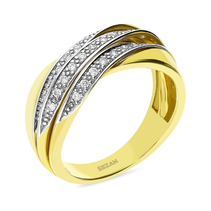 Zásnubní prsten s diamanty Dubaj | iSezam.cz