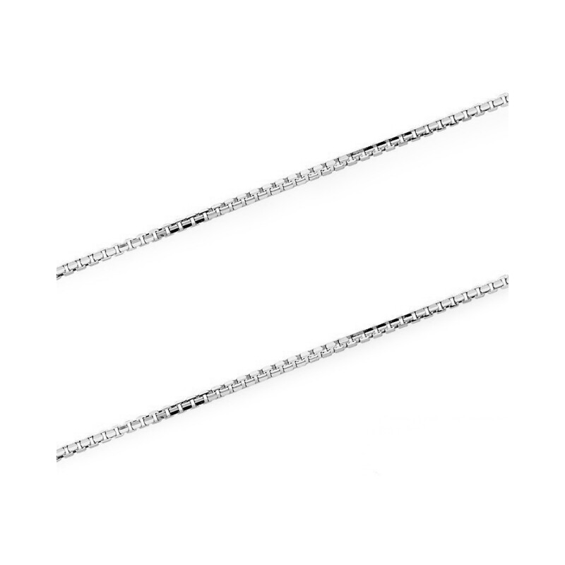 Stříbrný řetízek kostka ryzost 925. Klasický vzor o šířce 1 mm. Ideální pro každodenní nošení. Prohlédněte si naši nabídku stříb
