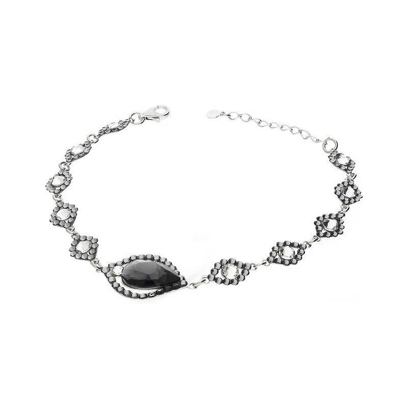 Stříbrný náramek Grace Swarovski | iSezam.cz