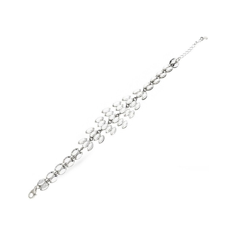Stříbrný náramek Grace Swarovski | iSezam.cz