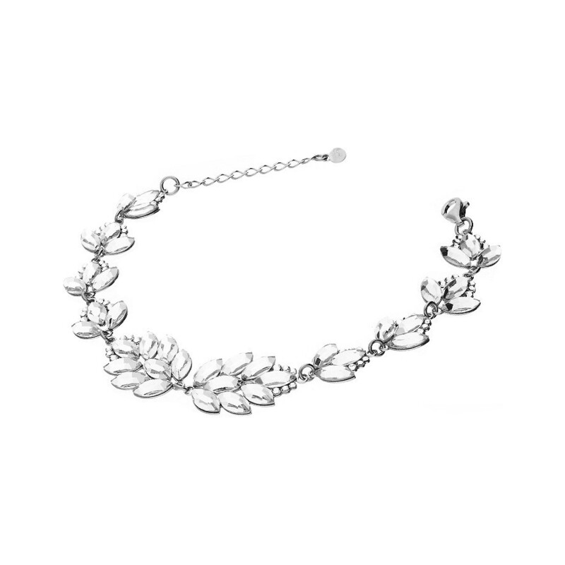 Stříbrný náramek Grace Swarovski 925 | iSezam.cz