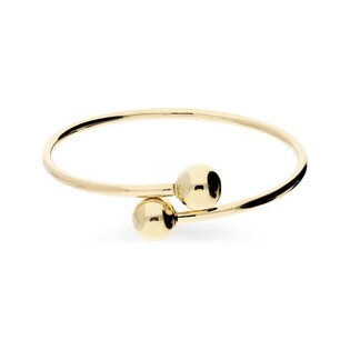 Bransoleta złota bangle kulki x2 zachodzące nr AR XXCHMB0695 próba 585     