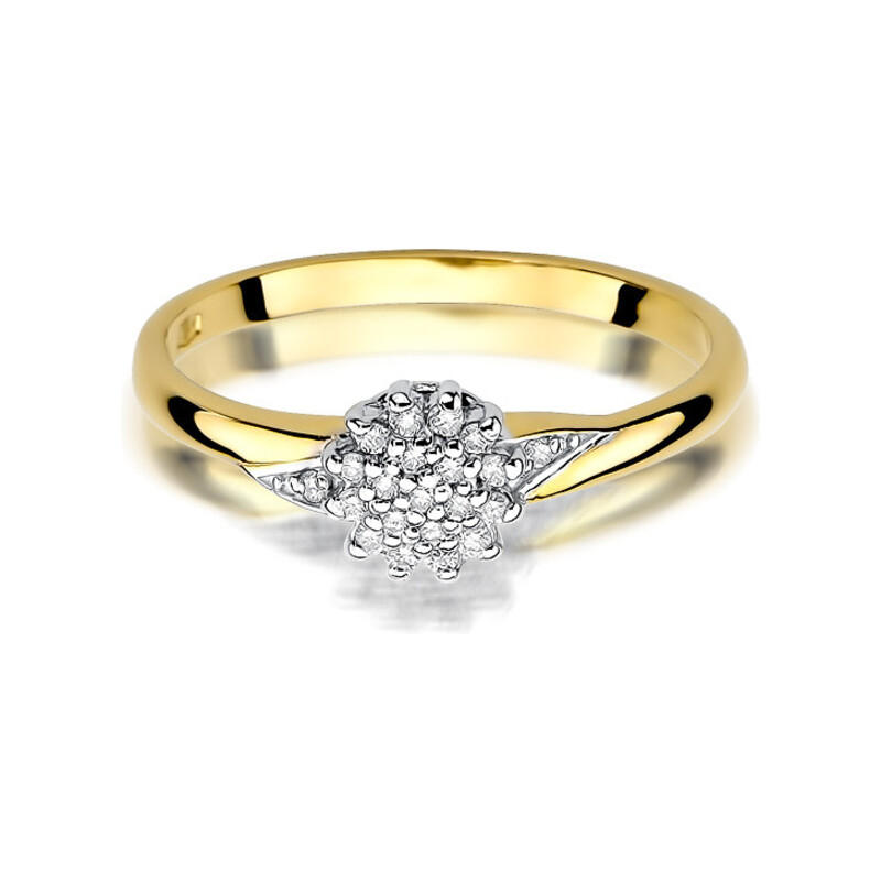 Zásnubní prsten s diamanty BRIDELL BE W-419 ryzost 585 BRIDELL