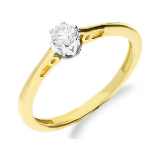 Pierścionek ROYAL AP-0,05ct NF JRI-556 próba 375 Sezam - 1