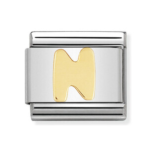 Element link 18K literka N NP 030101 14