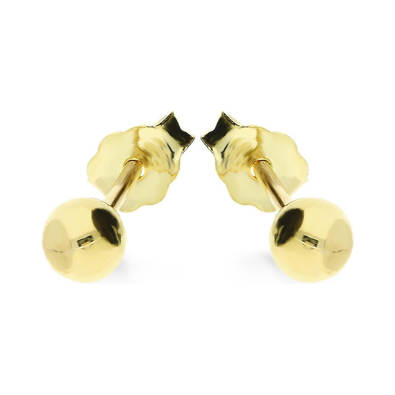 Kolczyki złote kulki 4 mm nr AR BSC4-BE0004MM-V próba 585