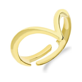 Pozlacený prsten Rings stříbro 925 | iSezam.cz
