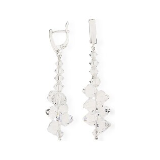 Kolczyki srebrne z kryształami Swarovski nr CQ KW63015301C Sezam - 1