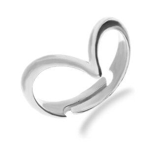 Stříbrný prsten Rings do špičky, nastavitelný, ryzost 925. Ideální pro každý prst! Módní a minimalistický doplněk. Zkontrolujte 