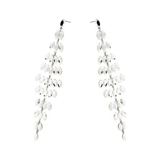 Wiszące kolczyki srebrne GRACE z kryształami Swarovski  RD 772-1 crystal próba 925 Sezam - 1