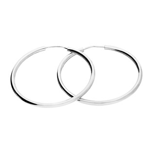 Kolczyki srebrne kółka szarniry 30mm nr NI KSZ-30mm próba 925
