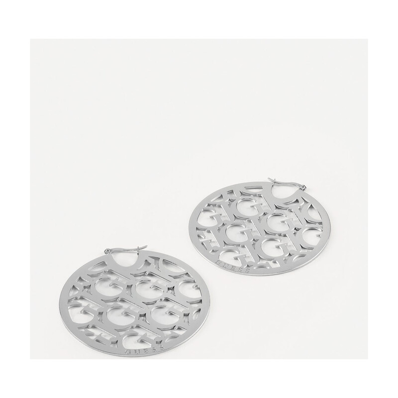 Kolczyki Guess koła z logo GZ JUBE70176JW