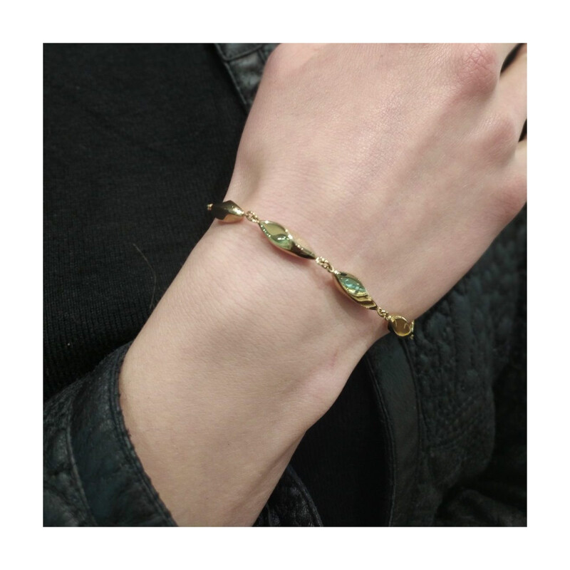 Zlatý náramek 3D kostky č. AR 13249 Au 333