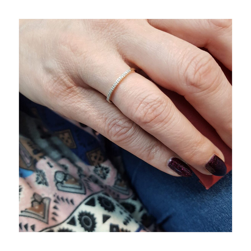 Prsten RINGS-0,05ct Lásky KU 10295 ryzost 585