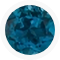 Pierścionek zaręczynowy z topazem London Blue